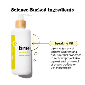 Timeless Skin Care dropper close-up dispensing precise few drops benefit
