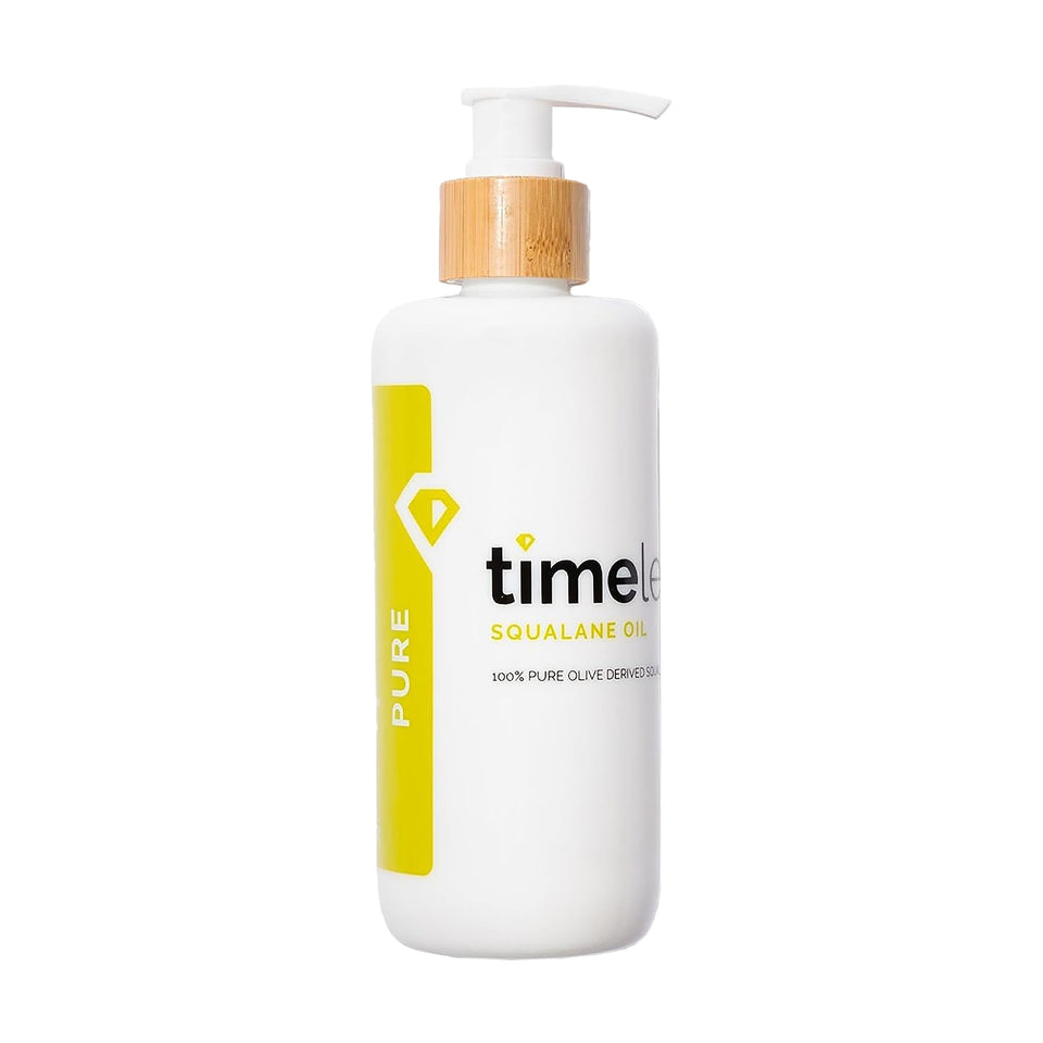 Timeless Skin Care front bottle showing clean packaging and size benefit