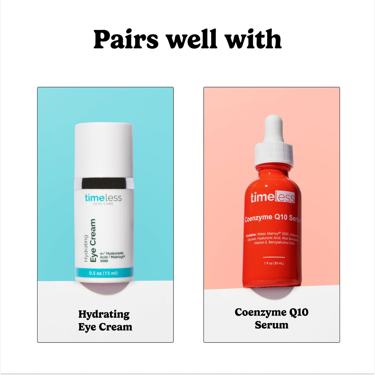 Timeless Skin Care serum on bathroom counter illustrating daily routine convenience