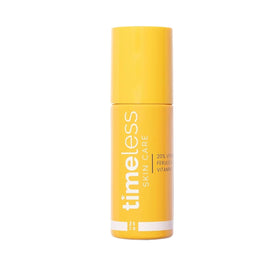Timeless Skin Care bottle front view showing clean label and benefit