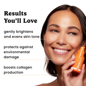 Timeless Skin Care label close-up showing ingredient trio and fragrance-free benefit