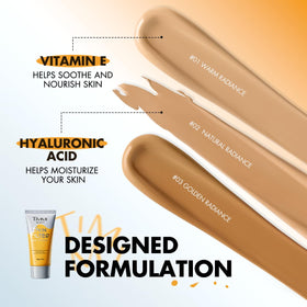 Timmi Beauty compact size held in hand illustrating travel-friendly convenience