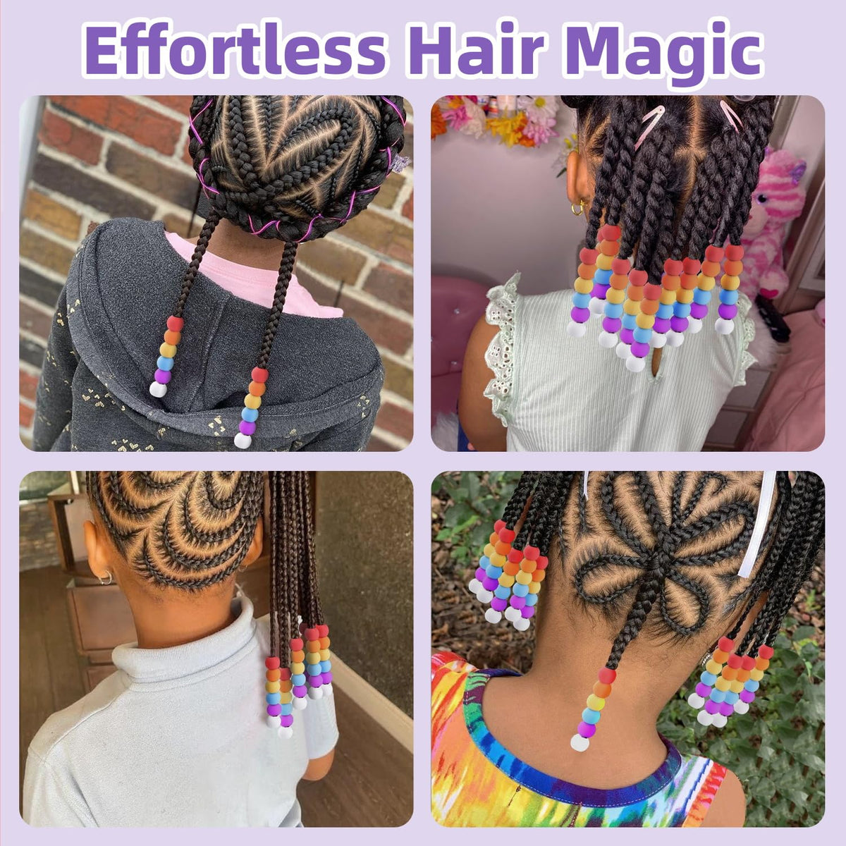 TINKRSTUFF beads slid onto a braid showcasing fast application and vibrant color