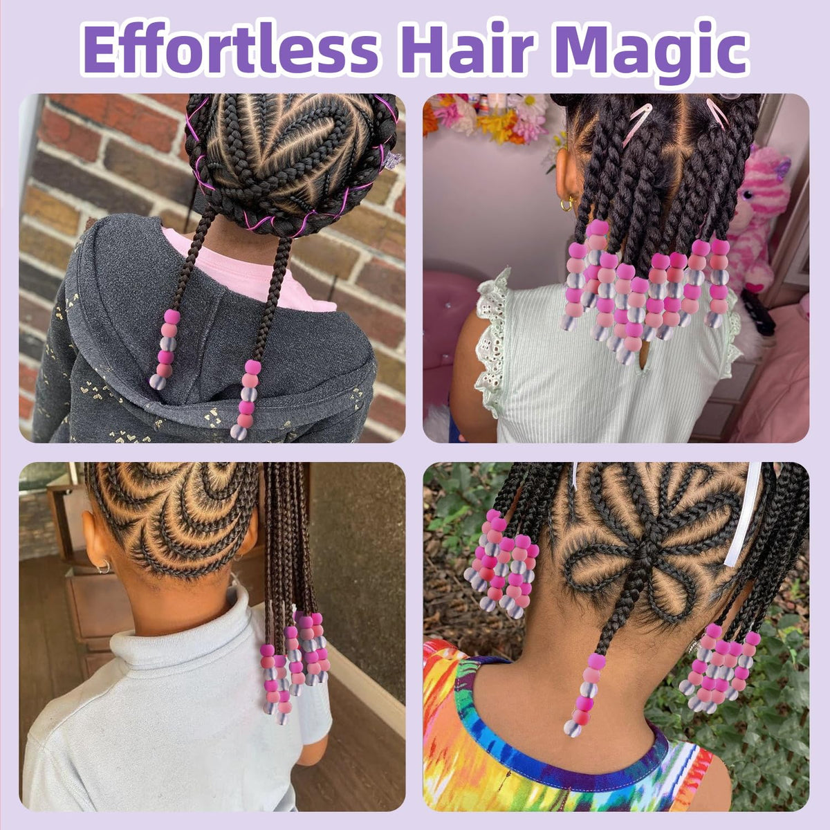 TINKRSTUFF beads threaded on braids showing fast application and secure hold