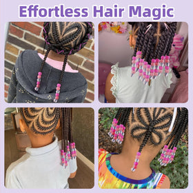 TINKRSTUFF beads threaded on braids showing fast application and secure hold