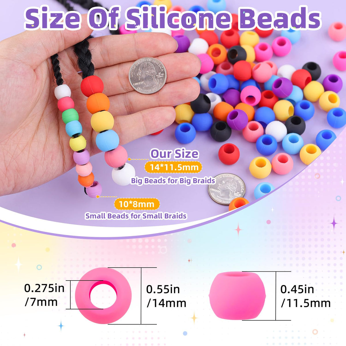 TINKRSTUFF close-up of bead texture illustrating soft silicone and smooth finish for comfort