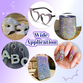 TINKRSTUFF iridescent AB color shift demonstrating vibrant reflective effect
