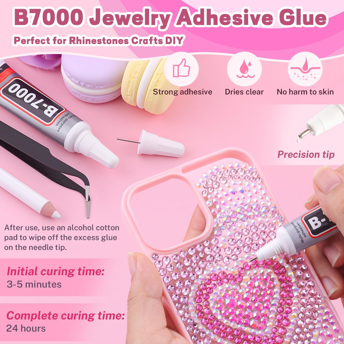 TINKRSTUFF rhinestones bedazzling a shoe for standout detailing