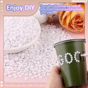 TINKRSTUFF rhinestones applied to tumbler illustrating durable decorative finish benefit