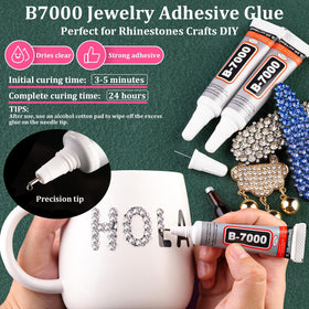 TINKRSTUFF three B7000 glue tubes with needle tips, precise glue control