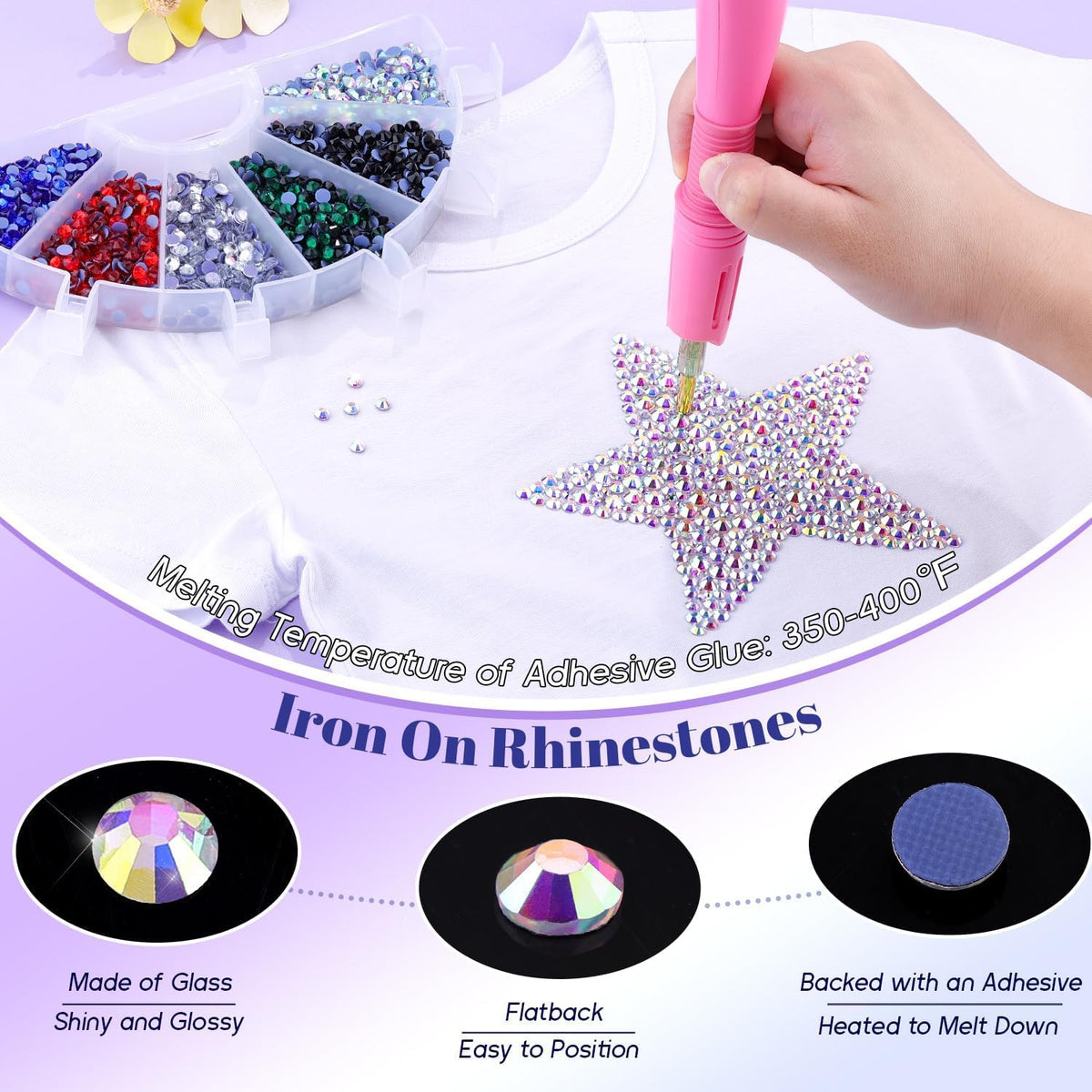 TINKRSTUFF being ironed onto fabric demonstrating fast secure attachment