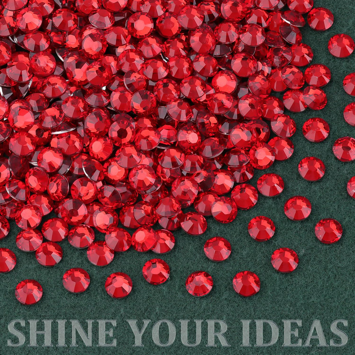TINKRSTUFF decorated phone case with red crystals showcasing craft transformation