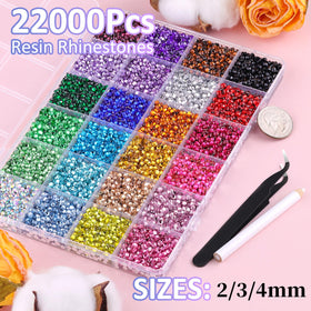 TINKRSTUFF open box with 24 grids organized by color for fast access