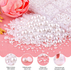 TINKRSTUFF hand holding pearls to demonstrate scale and project versatility