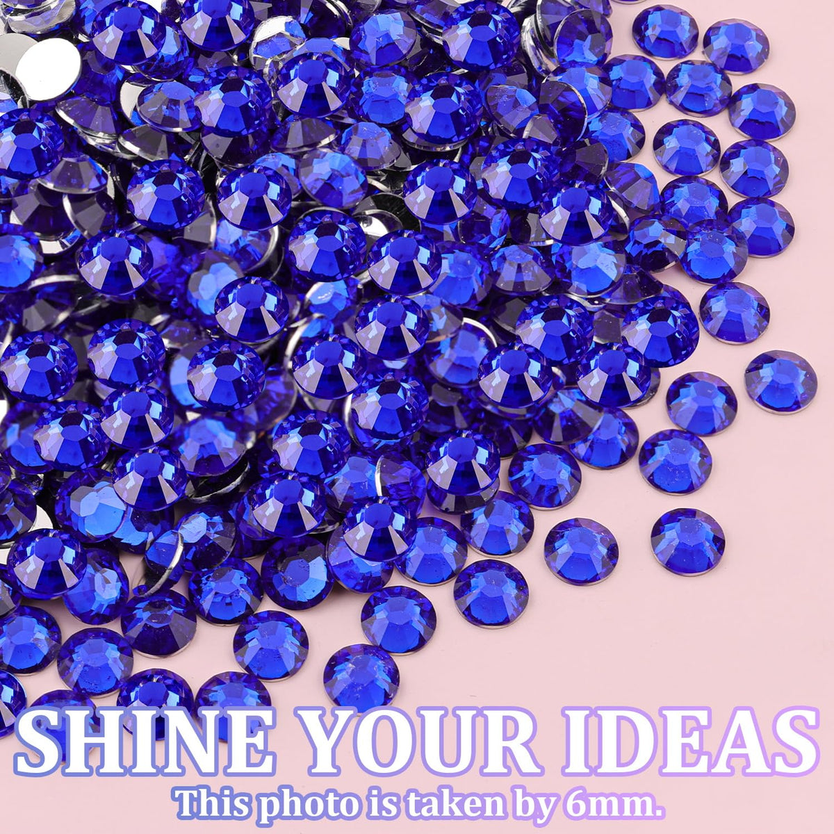 TINKRSTUFF stones beside a coin to show scale and help choose the right gem size