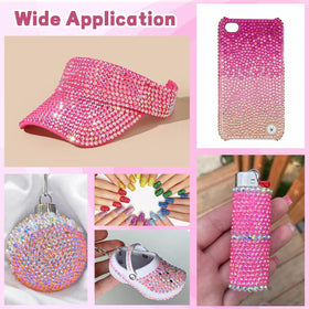 TINKRSTUFF gems decorating a tumbler for durable, eye-catching finish