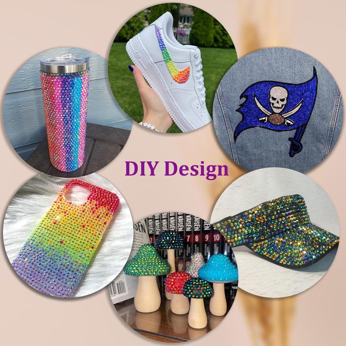 TINKRSTUFF tweezers and pickup pen placing gems for precise application benefit