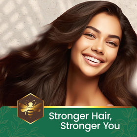 Side-by-side hair demo demonstrating smoother, less brittle hair after Tio Nacho use