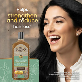 Tío Nacho creamy conditioner texture dispensed for hydration