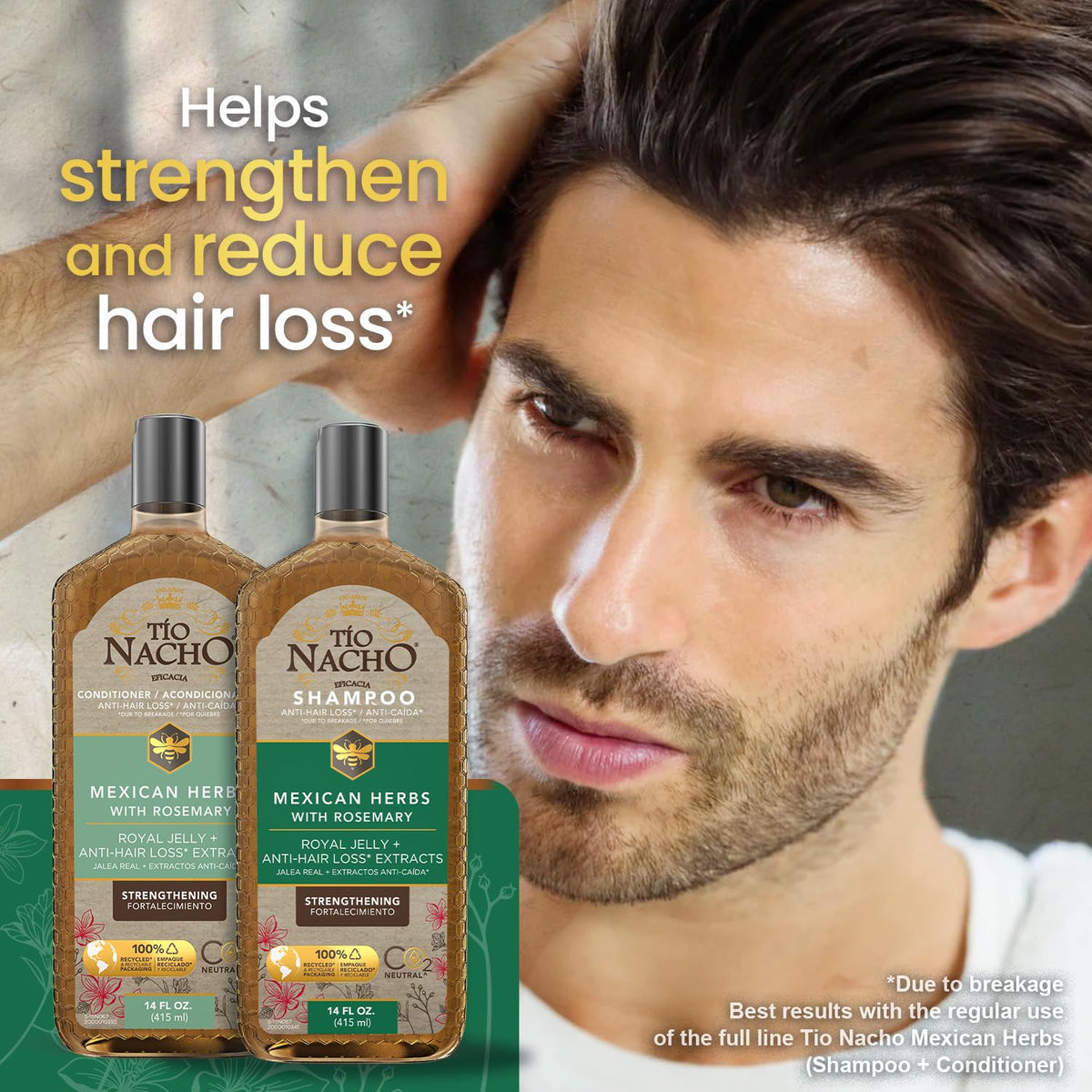 Tío Nacho shampoo lather texture showing gentle cleansing and foam