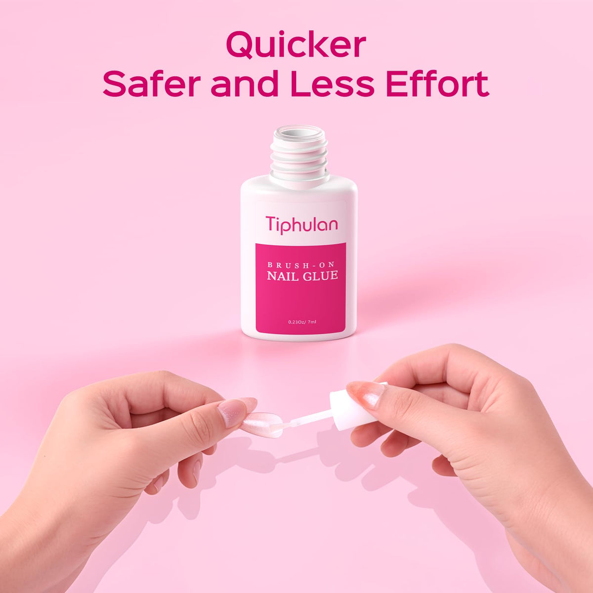 TIPHULAN glue texture droplet highlighting fast-drying bonding benefit