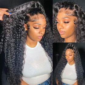 Tipiuli HD transparent 13x4 lace frontal detail showing invisible blend