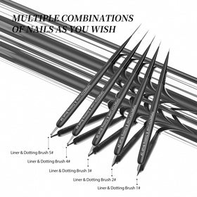 Tipsketch closeup of nylon bristles highlighting smooth texture for precise strokes