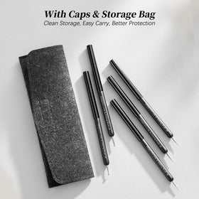 Tipsketch brushes with protective caps displayed, maintaining tip shape and hygiene