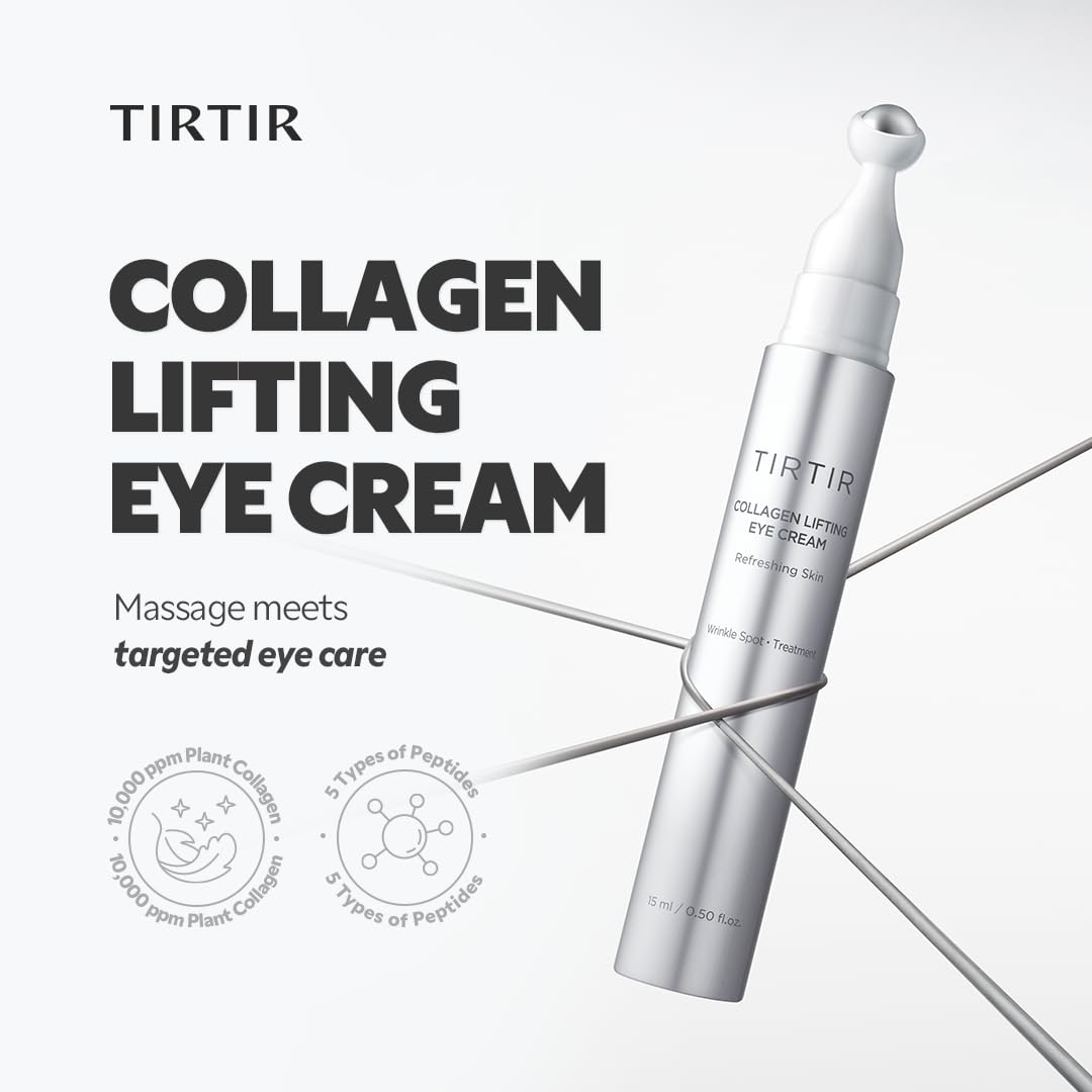 TIRTIR cream texture on fingertip demonstrating lightweight hydration