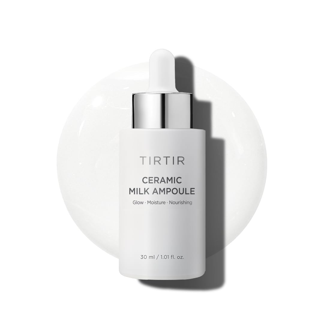 TIRTIR front packaging showing compact ampoule and glossy finish benefit