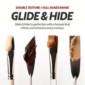 TIRTIR before and after split showing visible smoothing and natural coverage