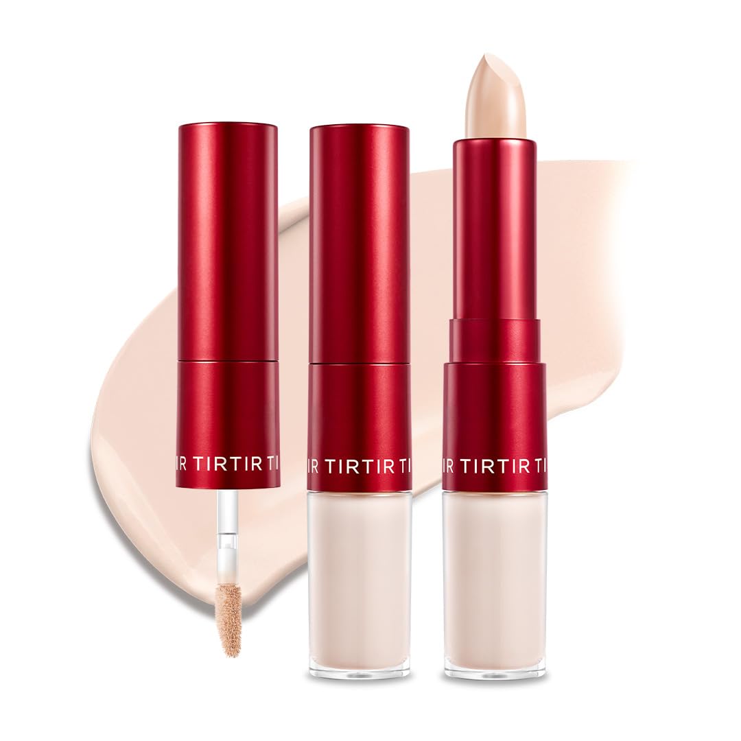 TIRTIR front packaging showing dual applicator and compact design benefit