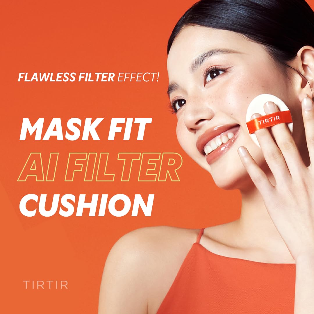 TIRTIR open compact with puff visible, illustrates quick on‑the‑go application