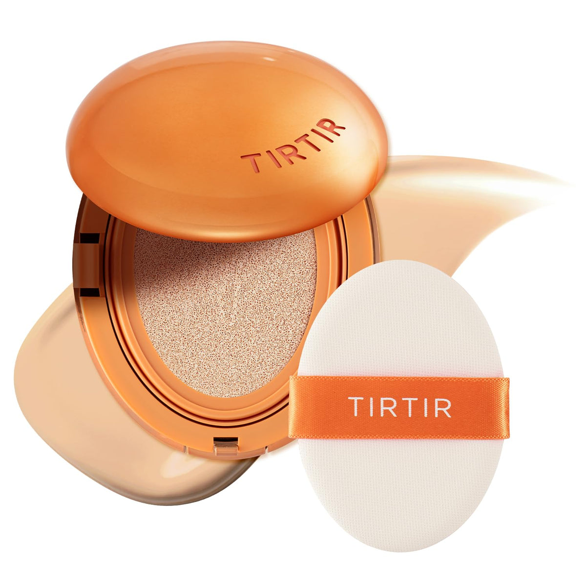 TIRTIR compact front view showing sleek design and convenience