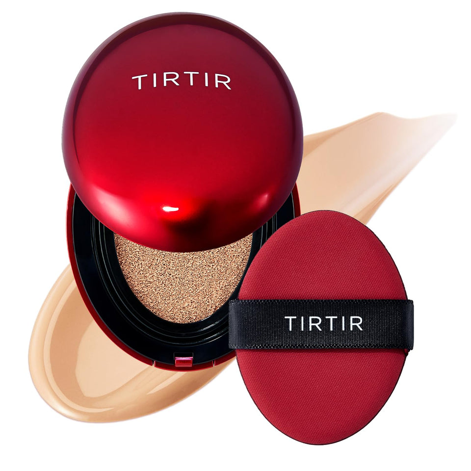 TIRTIR compact front view showing sleek design and portable benefit