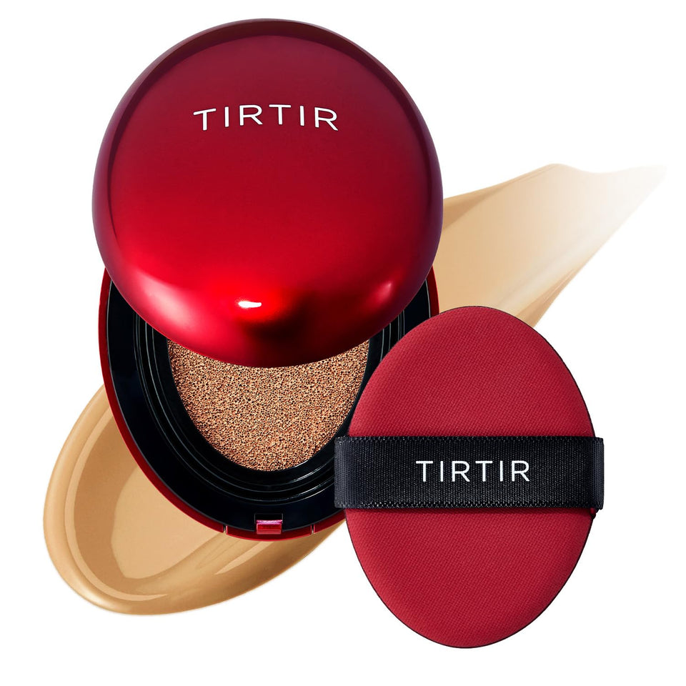 TIRTIR compact front view showing sleek design and travel-friendly benefit