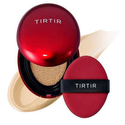 TIRTIR cushion front packaging showing product and shade information, easy identification