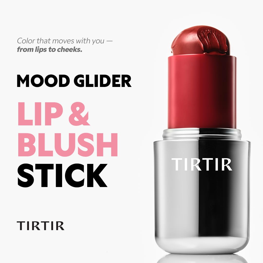 TIRTIR lip application showing smooth color payoff and hydration