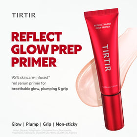 TIRTIR pump dispensing primer illustrating easy, controlled application