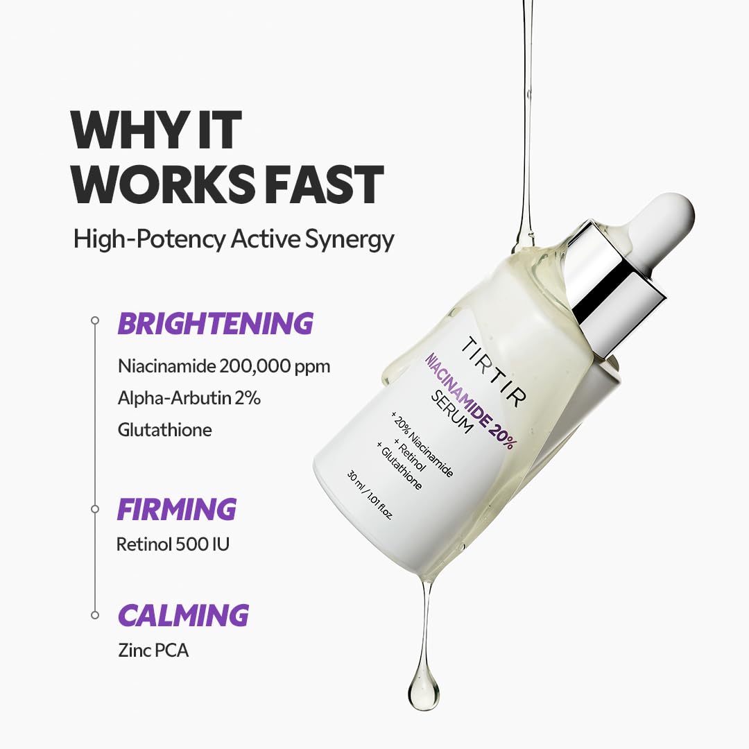 TIRTIR ingredient label detail, highlights key actives and concentrations