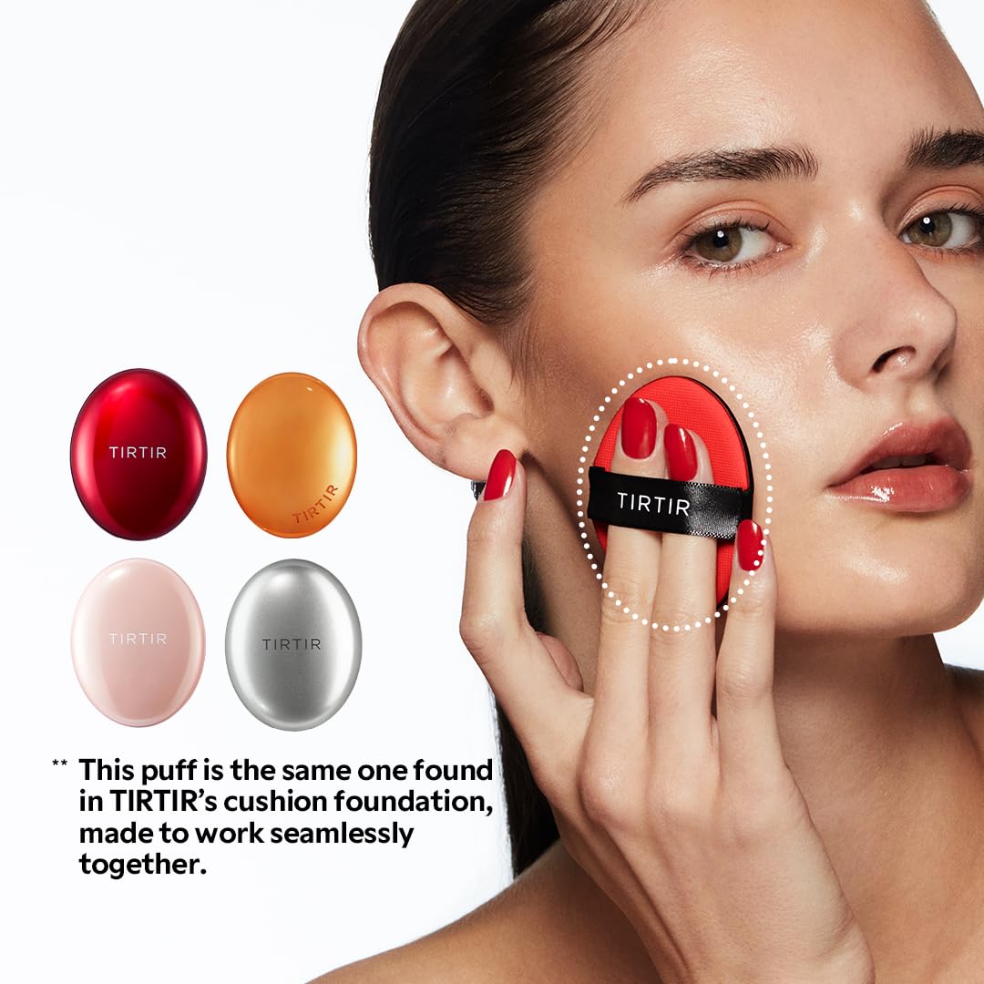 TIRTIR side profile demonstrating puff thickness and rebound benefit