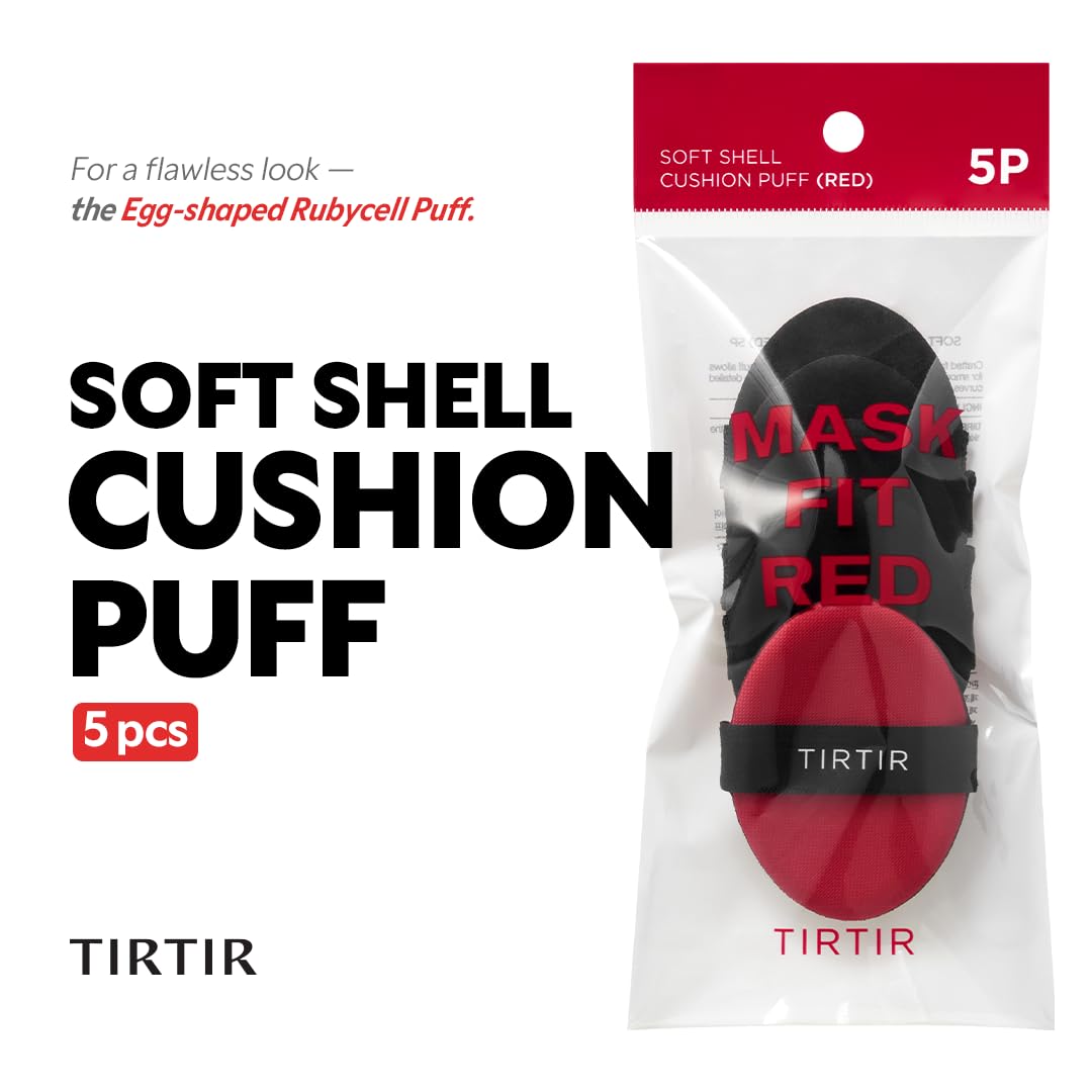 TIRTIR close-up of soft-shell texture highlighting gentle glide