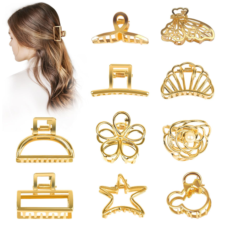 Tisenla front packaging showing ten gold clips and neat arrangement benefit quick selection