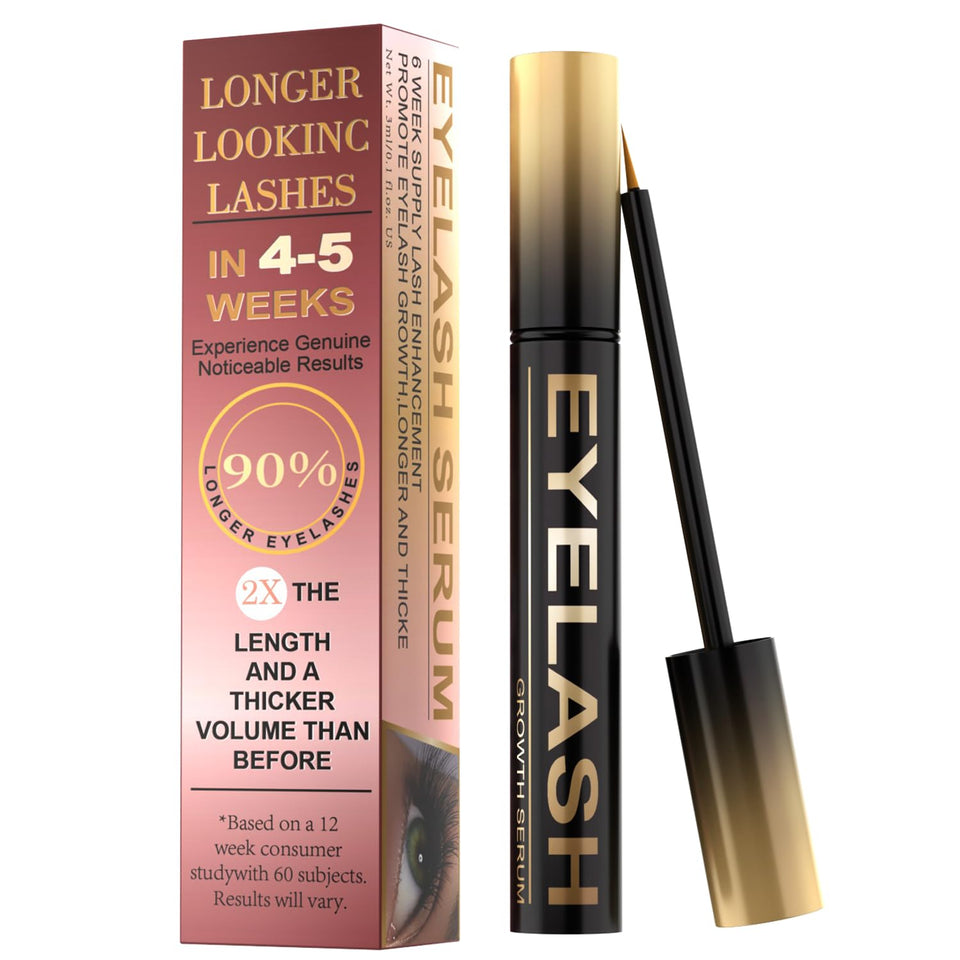 Tistees front packaging showing 5 mL lash serum, clear benefits visible