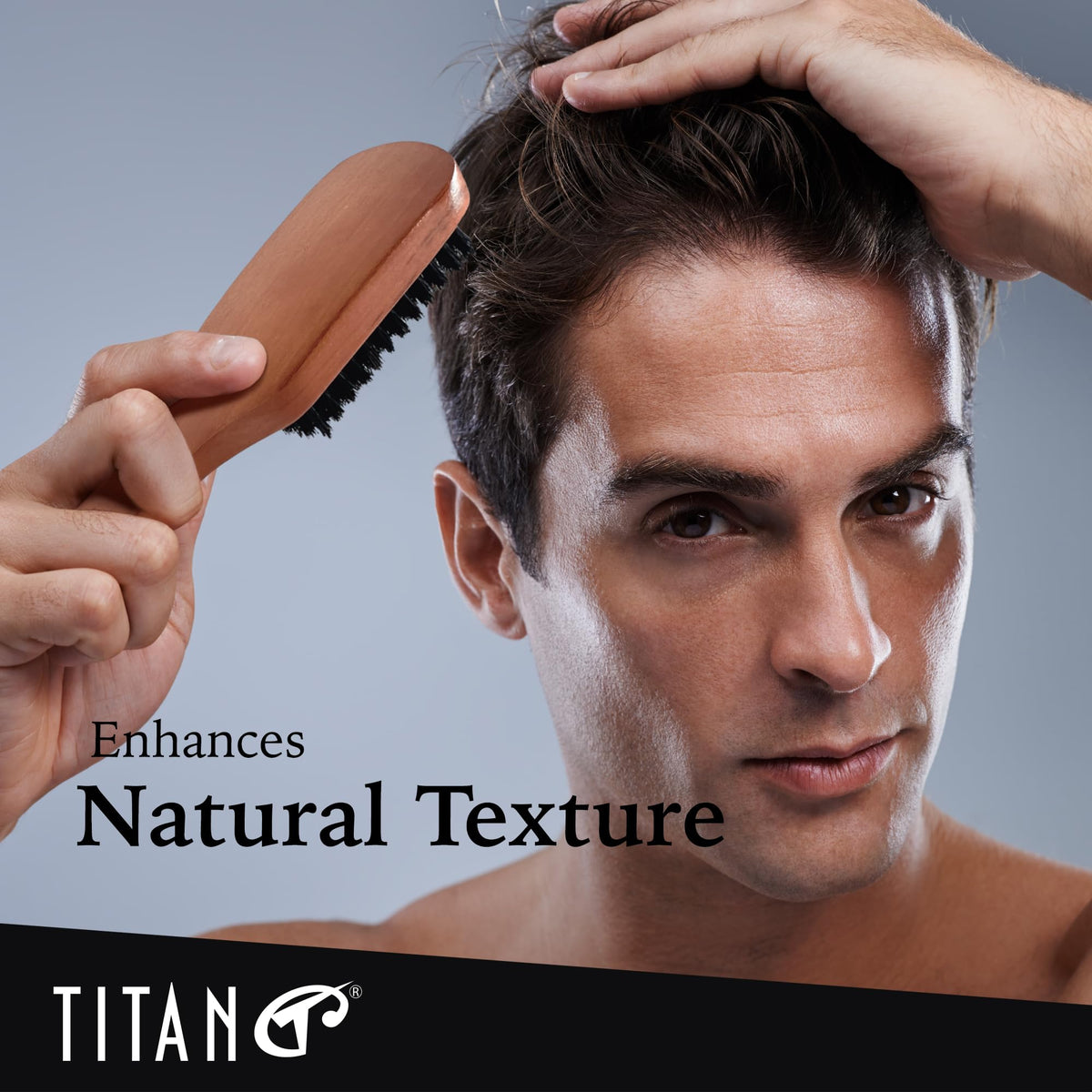 Titan Club before after waves showing improved wave definition and enhanced shine benefit