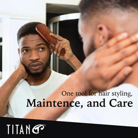 Titan Club fade edge work showing precise control for trimming and detailing benefit