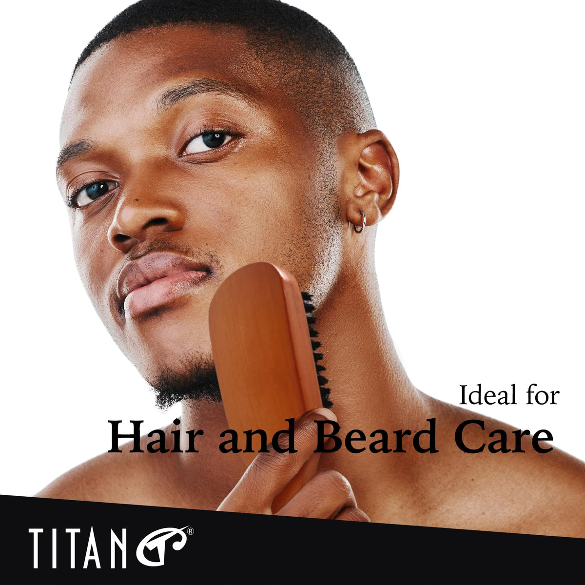 Titan Club next to travel kit showing compact travel-ready grooming convenience benefit