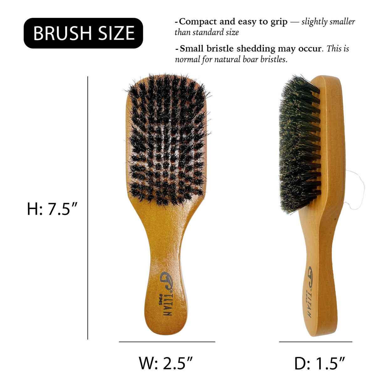 Titan Club wooden handle detail showing ergonomic grip and durable construction benefit