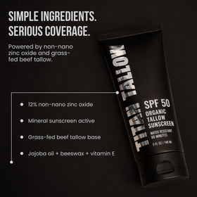 Titan Tallow applied on hand illustrating even coverage and moisturizing benefit