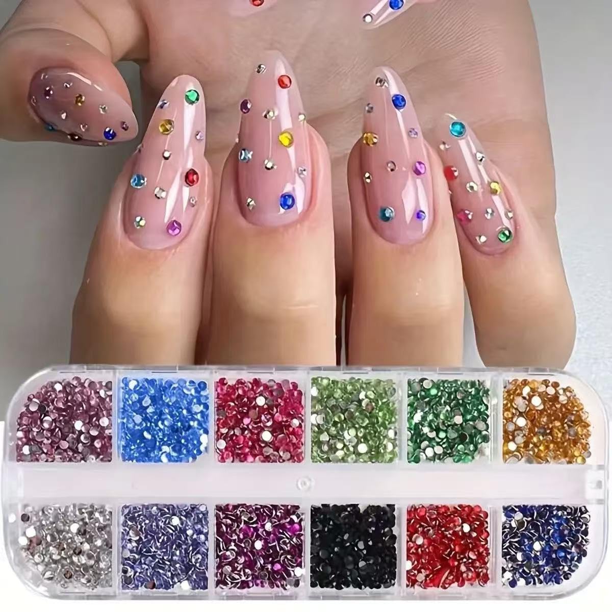 Tiwnefua lifestyle shot of finished manicure in salon setting highlighting glam result